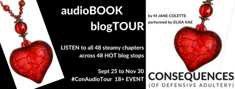 PLAYING CUPID, Ch 37 of Consequences by M. Jane Colette #audiobook #steamylisten #hotread ConAudioTour