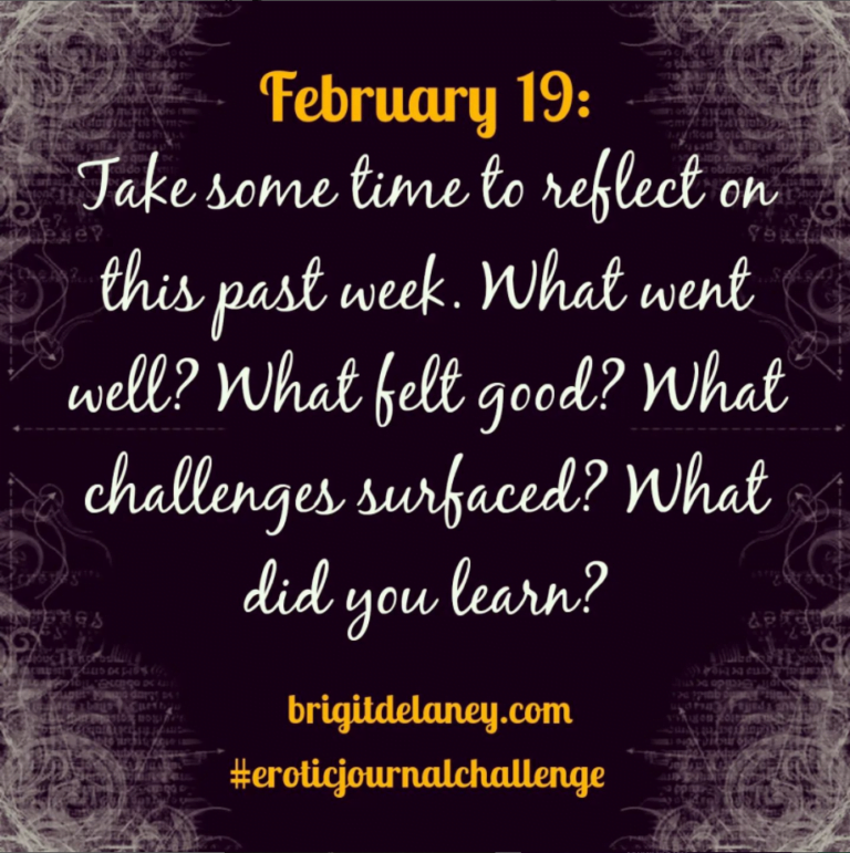 Erotic Journal Challenge: Reflection