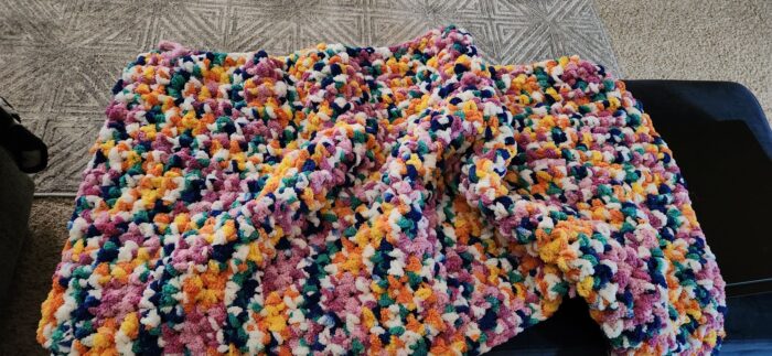 Big Twist Tutti Fruitti heavy weight bulky afghan